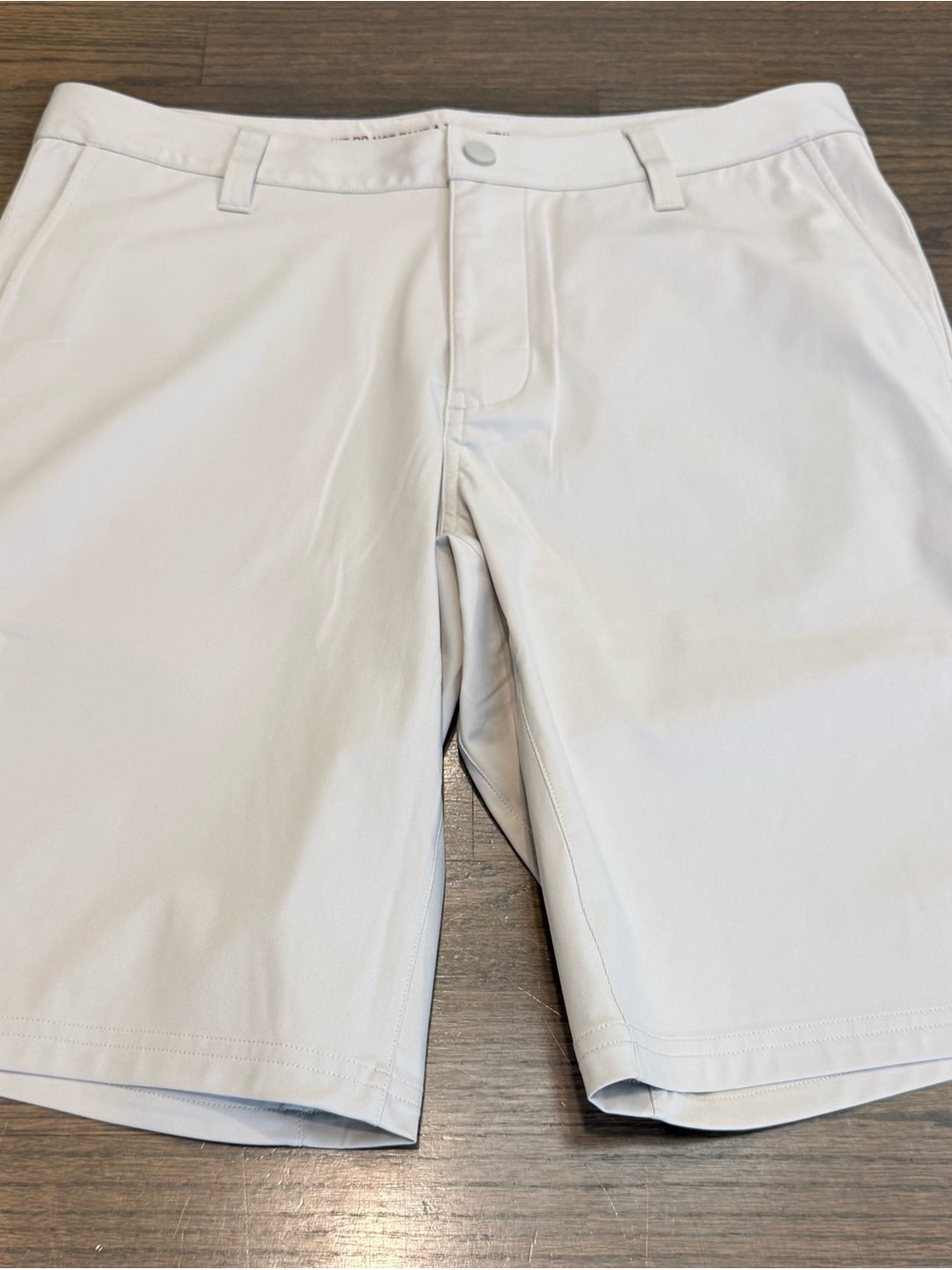 RHONE Stone Flat-Front Performance Shorts